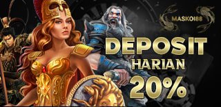 Bonus Harian Slot Online 20%